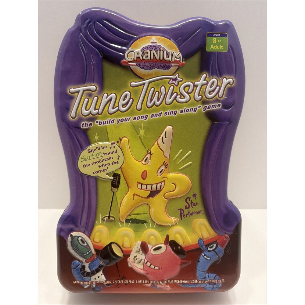 🔥Cranium Tune Twister The "Build Your Song and Sing Along" Game! Star Performer